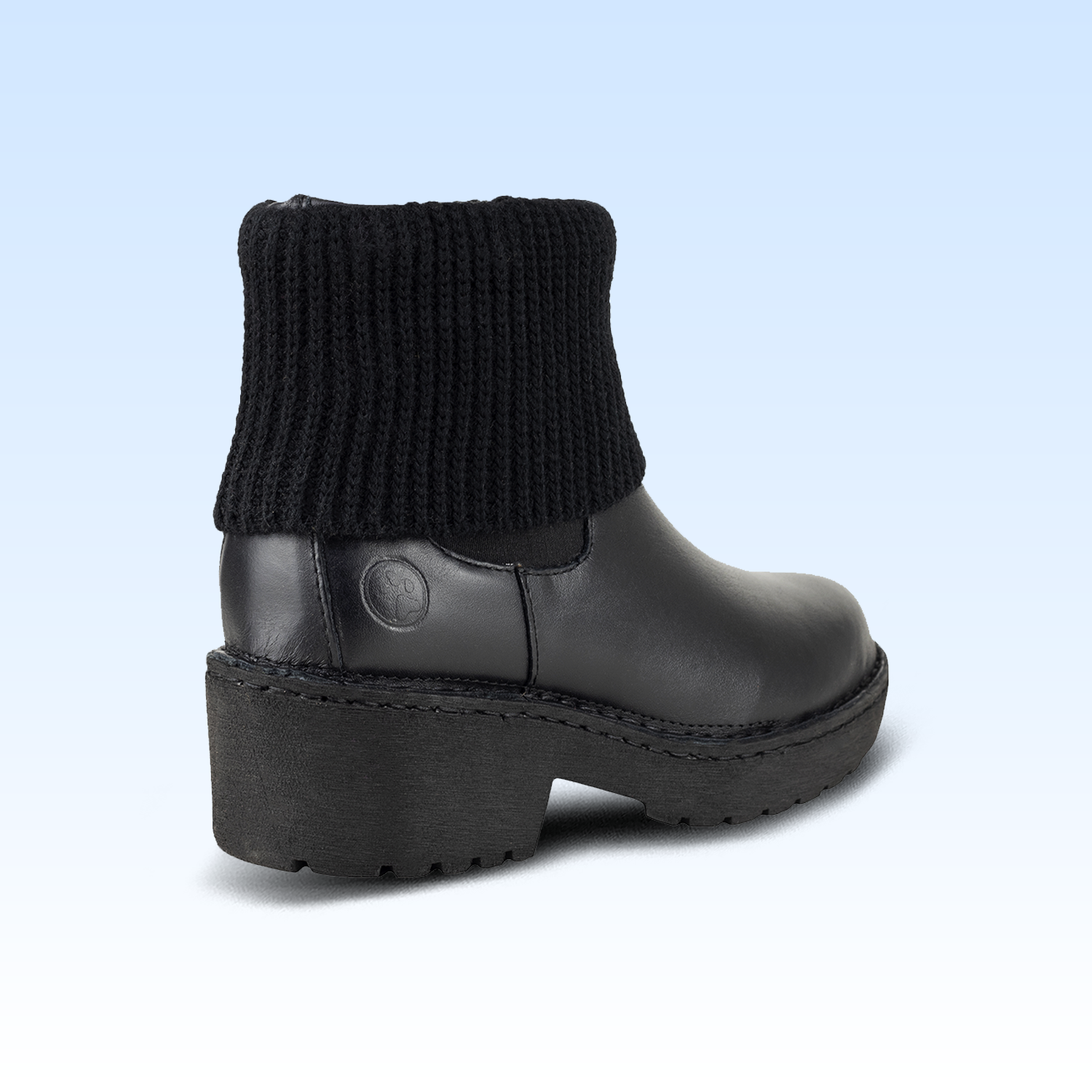 Bota Invernal Casual Dama Lobo Solo 5036 Negro