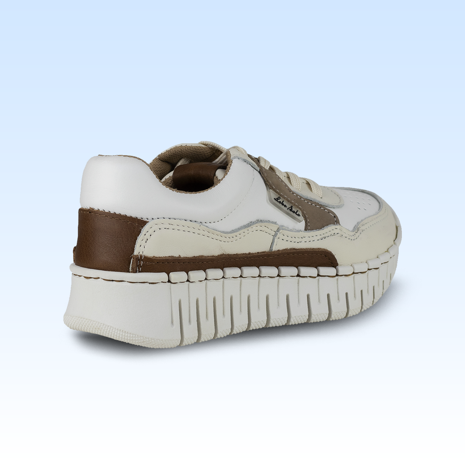 Tenis Casual Dama Lobo Solo 4944 Kumo Marfil