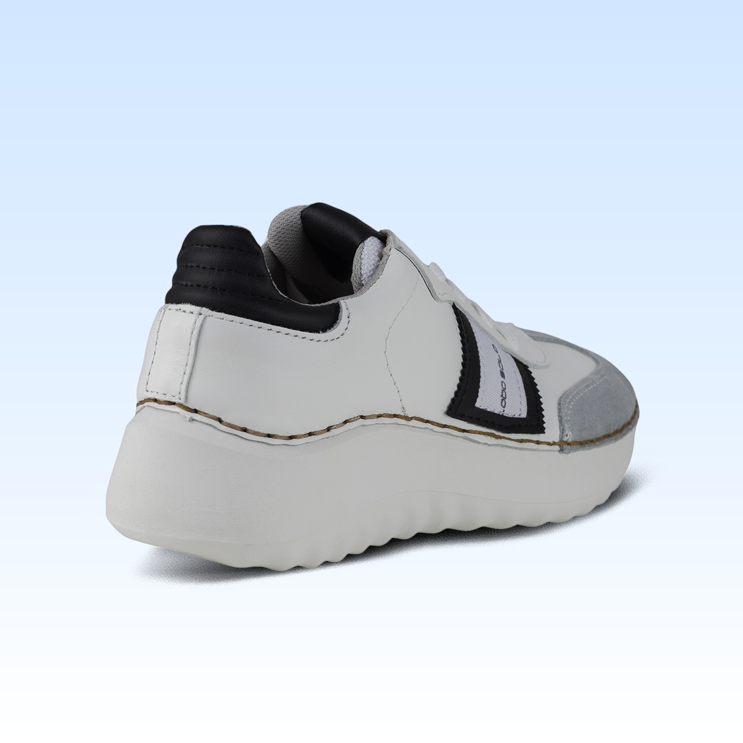 Tenis De Plataforma Para Dama Lobo Solo 4808 Vail Blanco