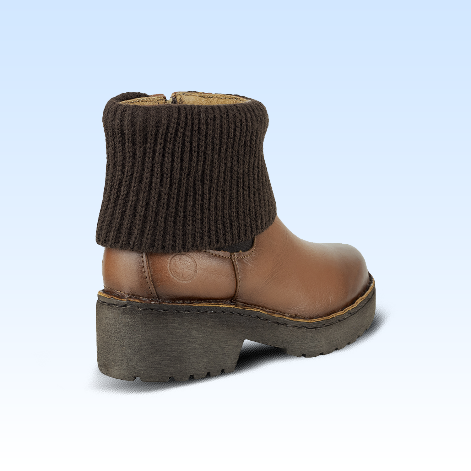 Botín Invernal Casual Dama Lobo Solo 5036 Miel