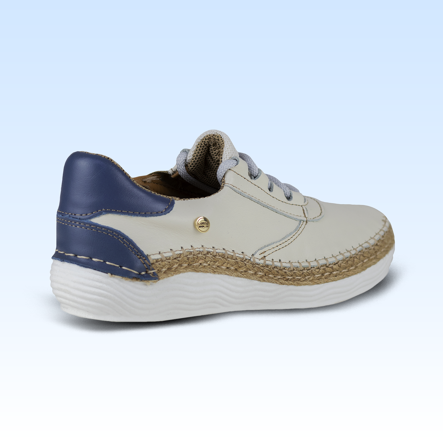 Tenis Casual Dama Lobo Solo Judy 5045 Kumo Marfil