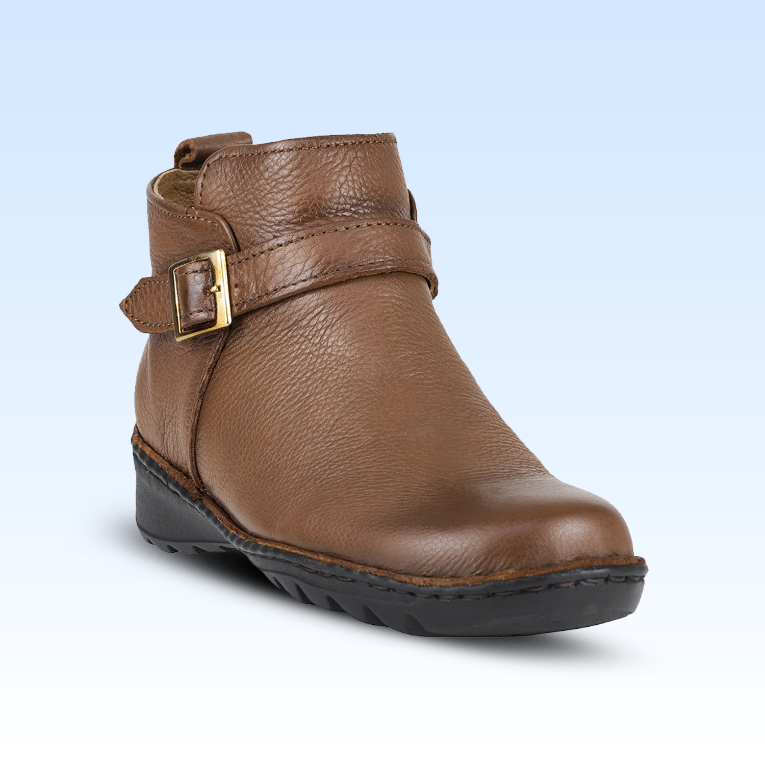 Botin De Vestir Lobo Solo Para Dama 5948 Cedro