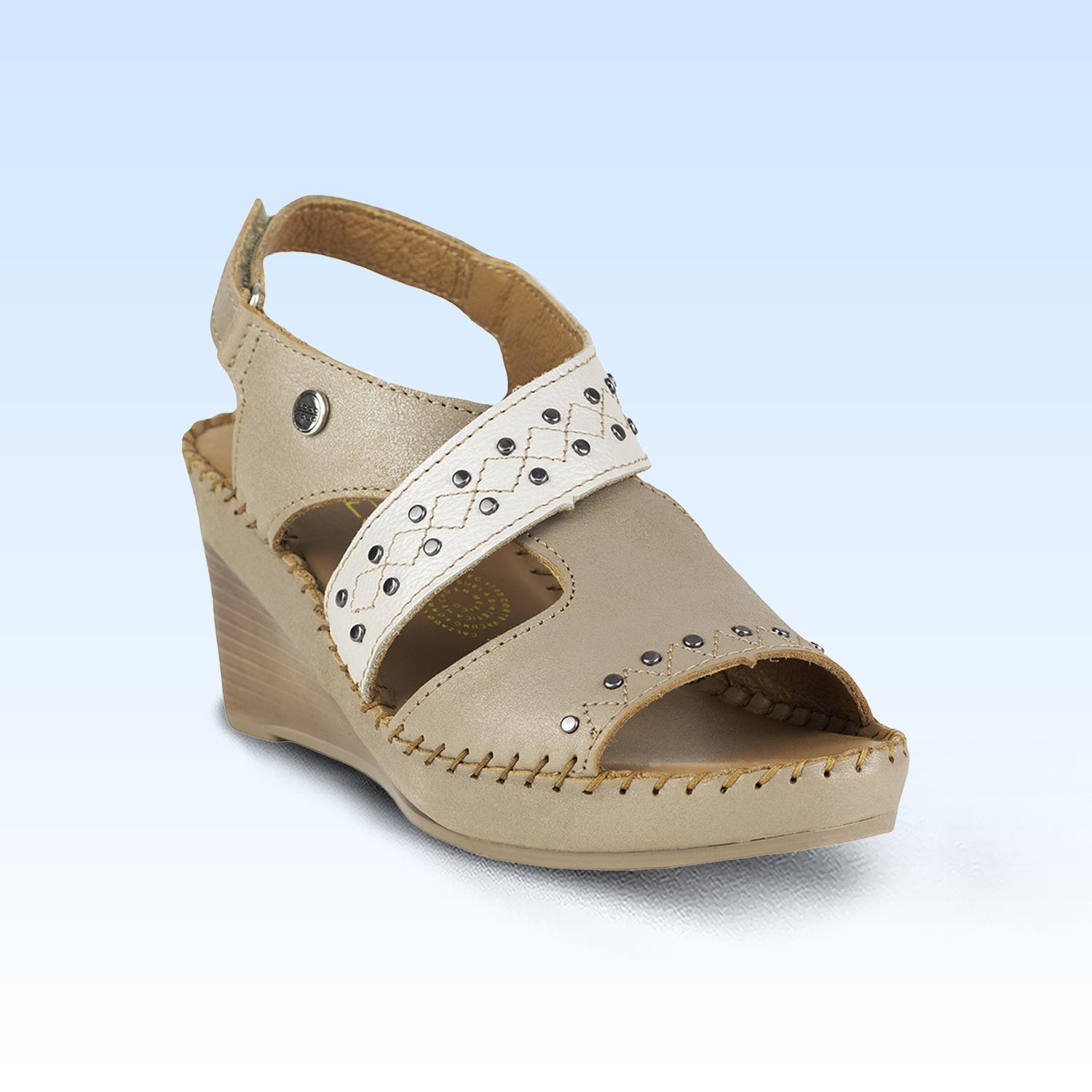 Sandalia Con Plataforma Para Dama Lobo Solo 2352 Sand