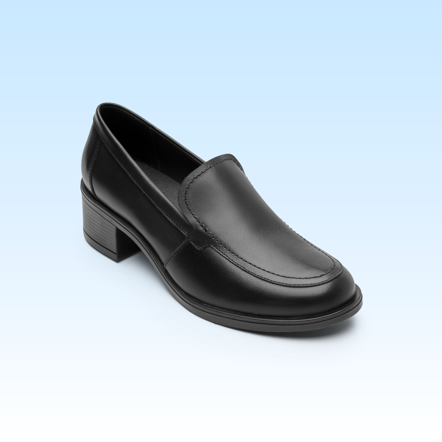 Mocasín de Tacón Dama Flexi Neisi 119509 Negro