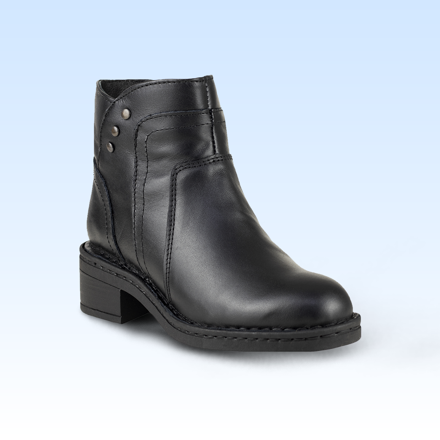 Botin Para Dama Lobo Solo 5087 Negro