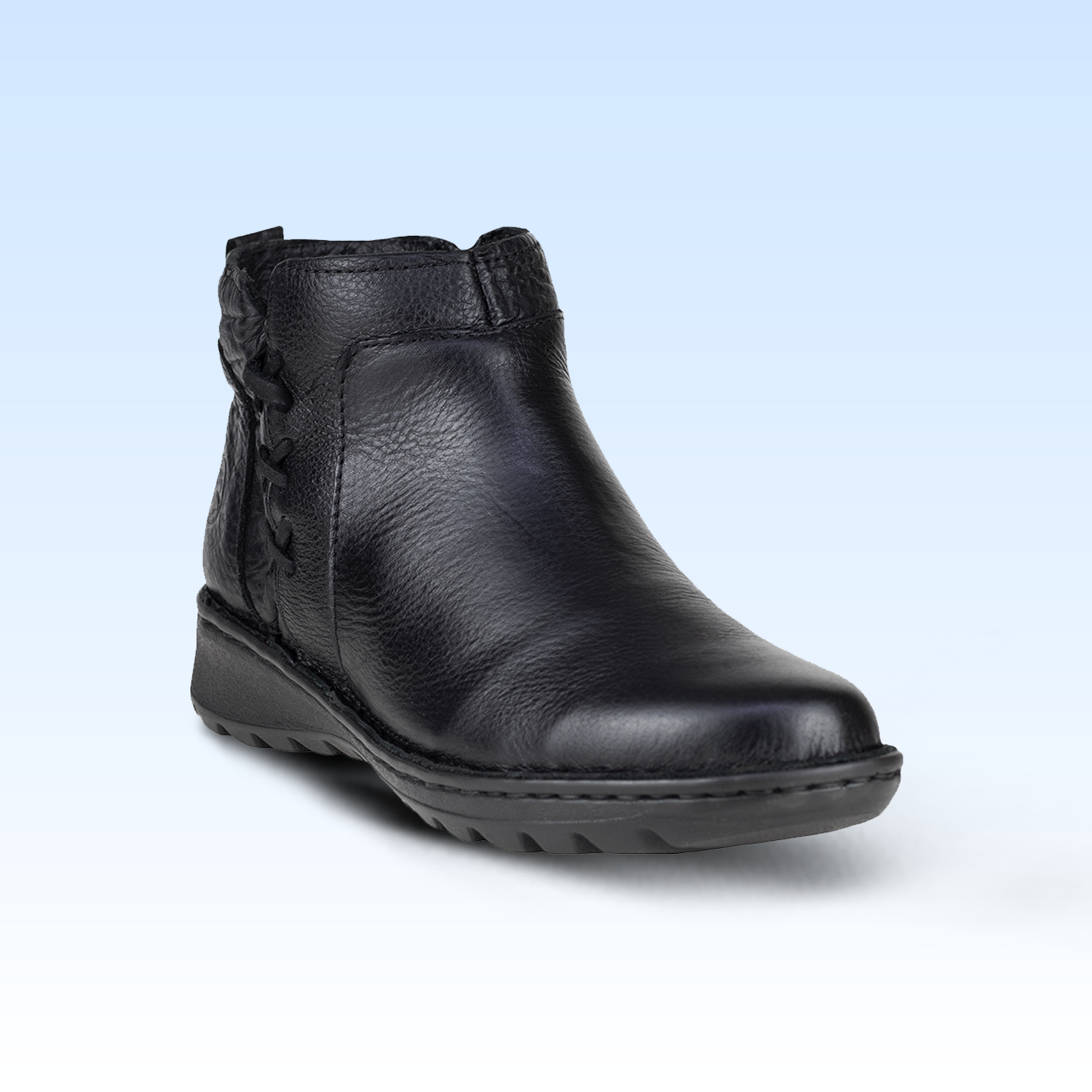 Botín Confort Casual Para Dama Lobo Solo 5957 Negro