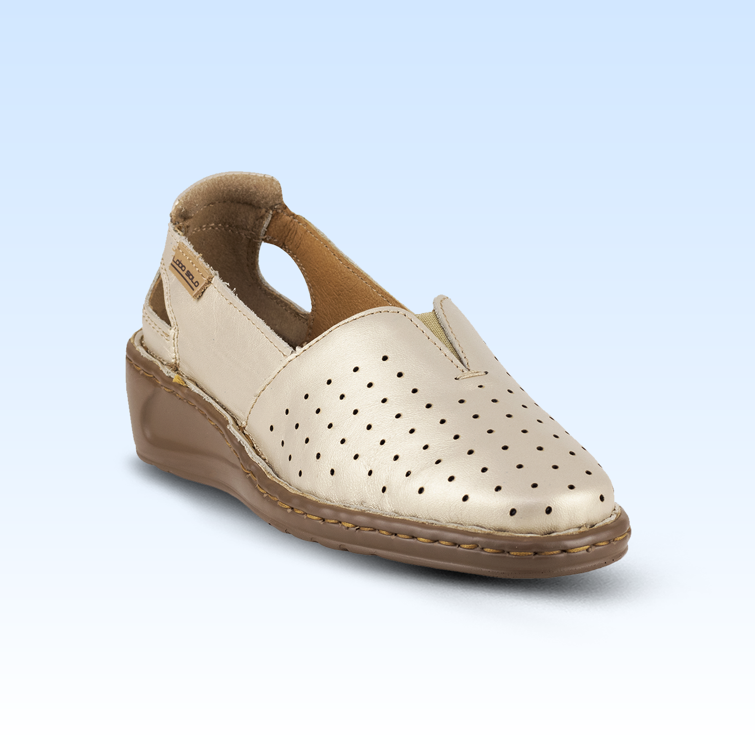 Mocasines Confort Para Dama Lobo Solo 4848 Platino