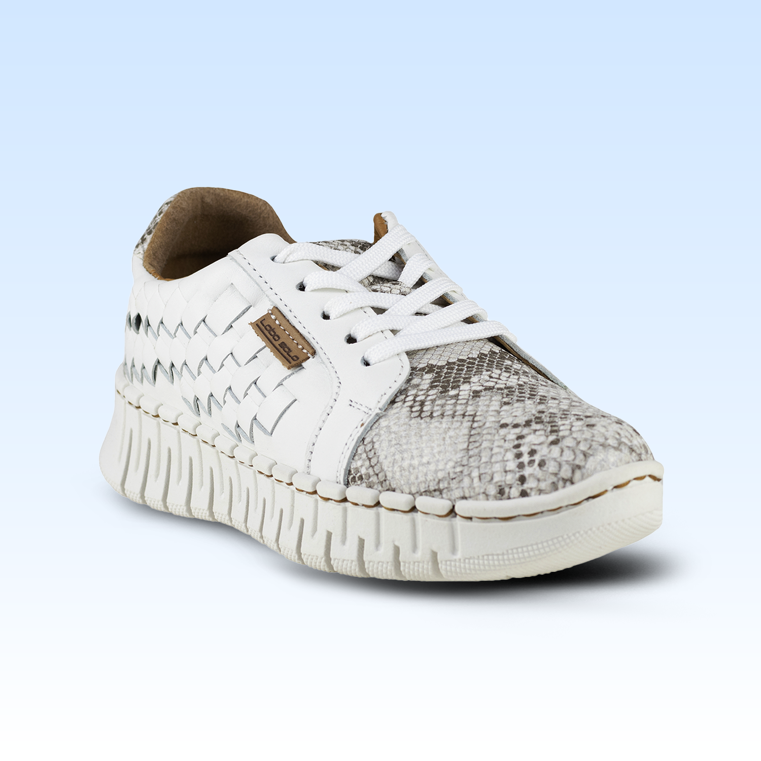 Tenis Para Dama Lobo Solo 4947 Blanco