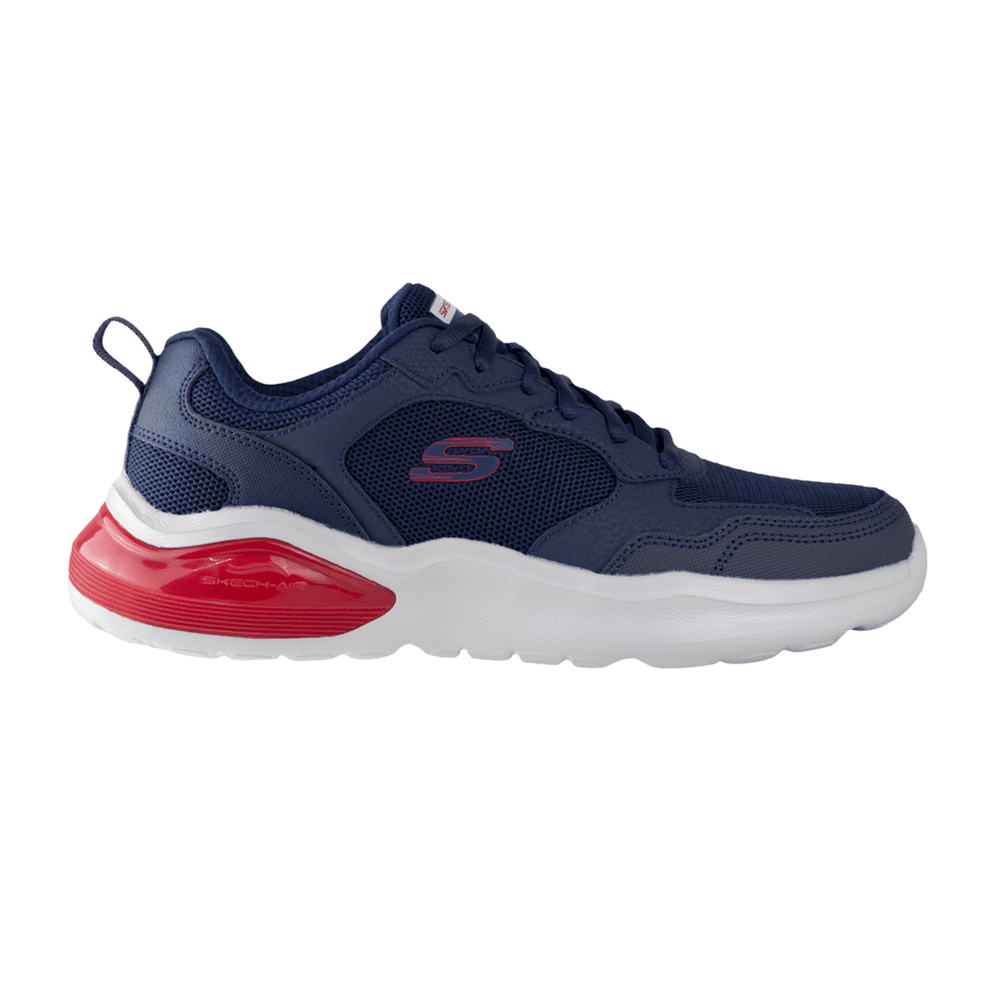 Tenis Skechers Air Cushioning Caballero 232560 Marino Rojo