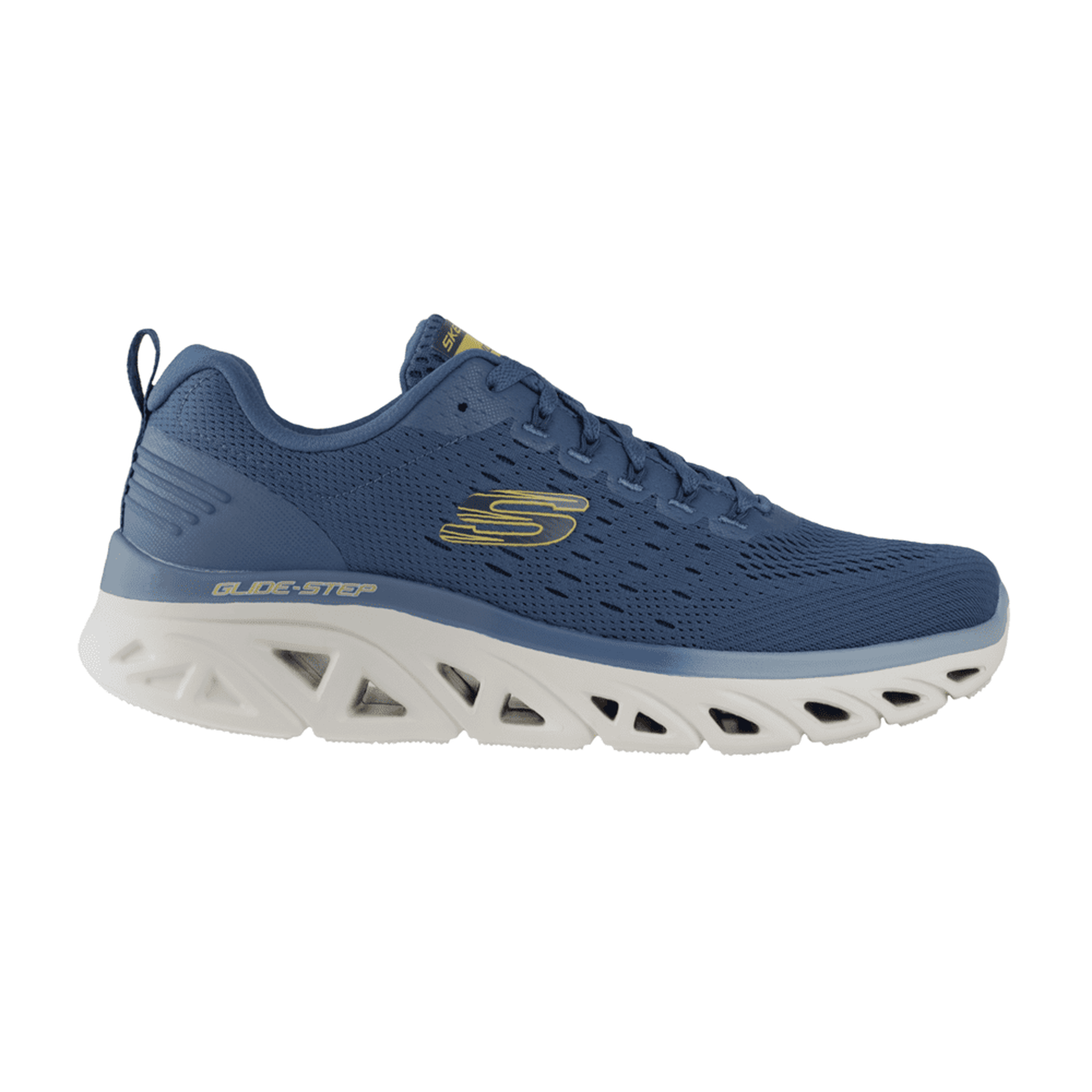 Tenis Skechers Glide Step New Approach Caballero 232269 Azul