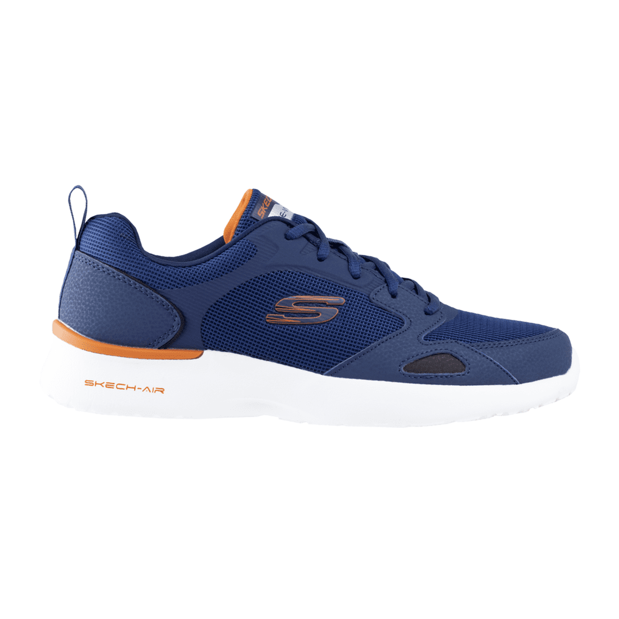 Tenis Skechers Skech-Air Dynamight Venturik Caballero 232292 Marino Naranja