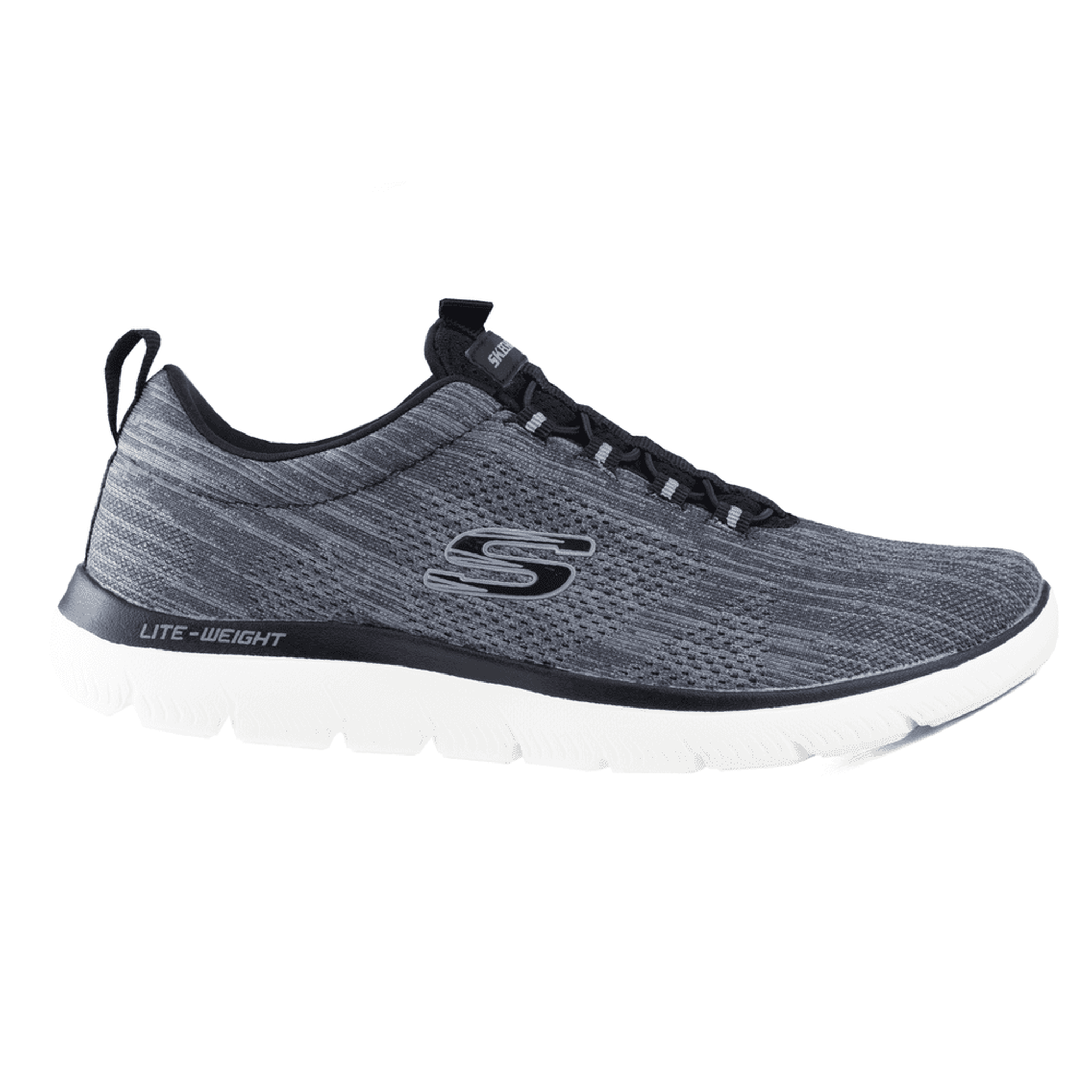Tenis Skechers Summits Louvin Caballero 232186 Negro Blanco
