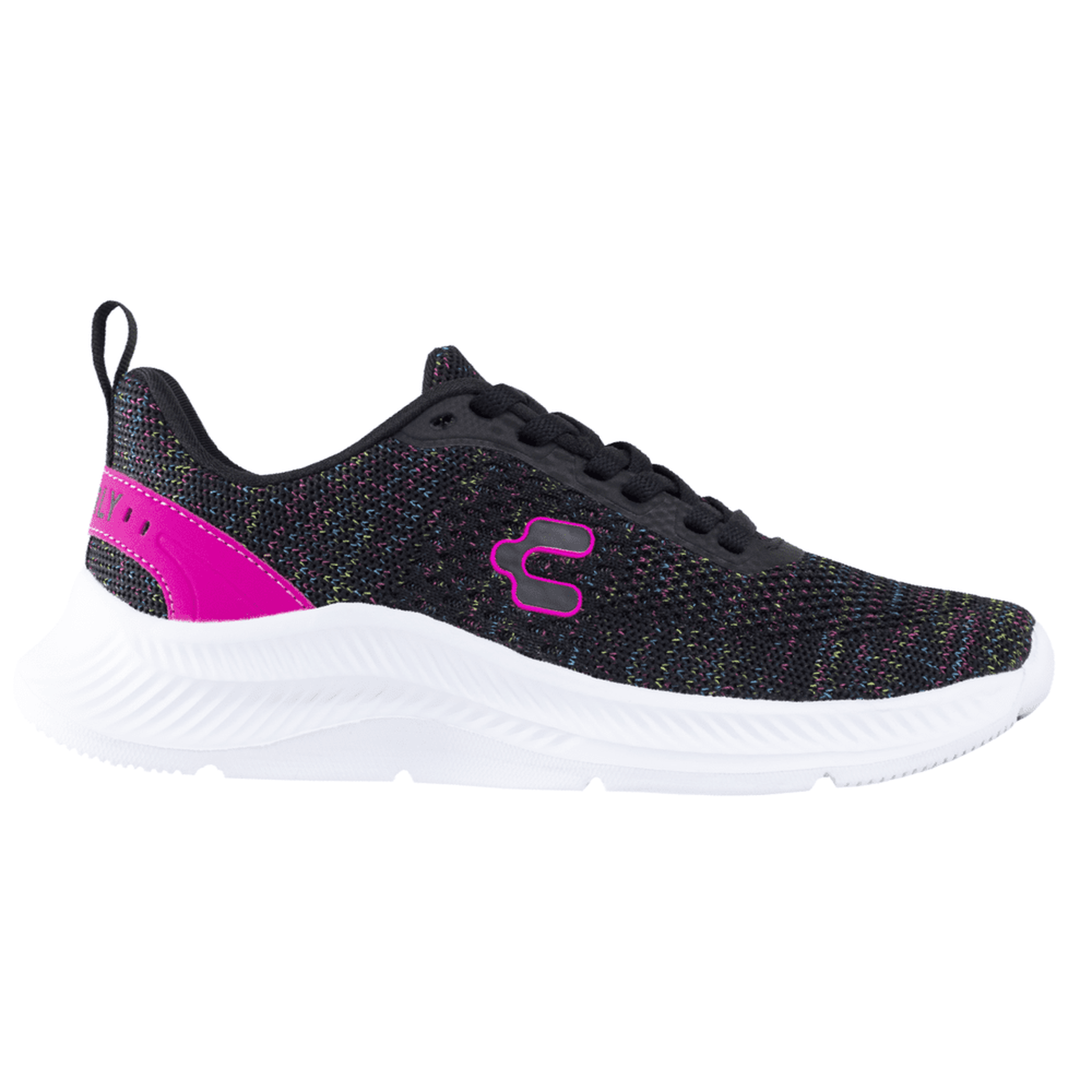 Tenis Charly Thinny Running Dama 1059082 Negro Fiusha
