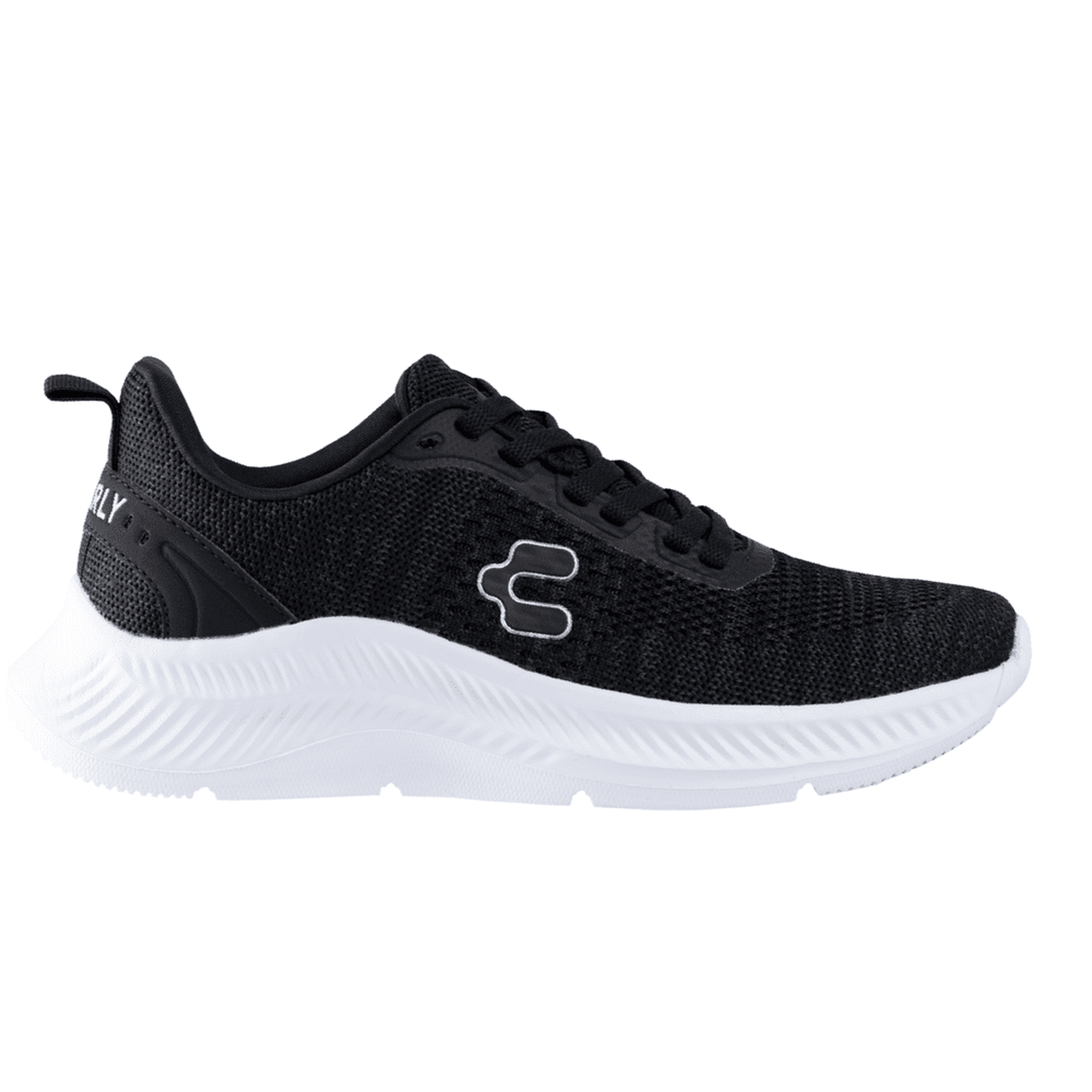 Tenis Charly Thinny Running Dama 1059082 Negro Blanco
