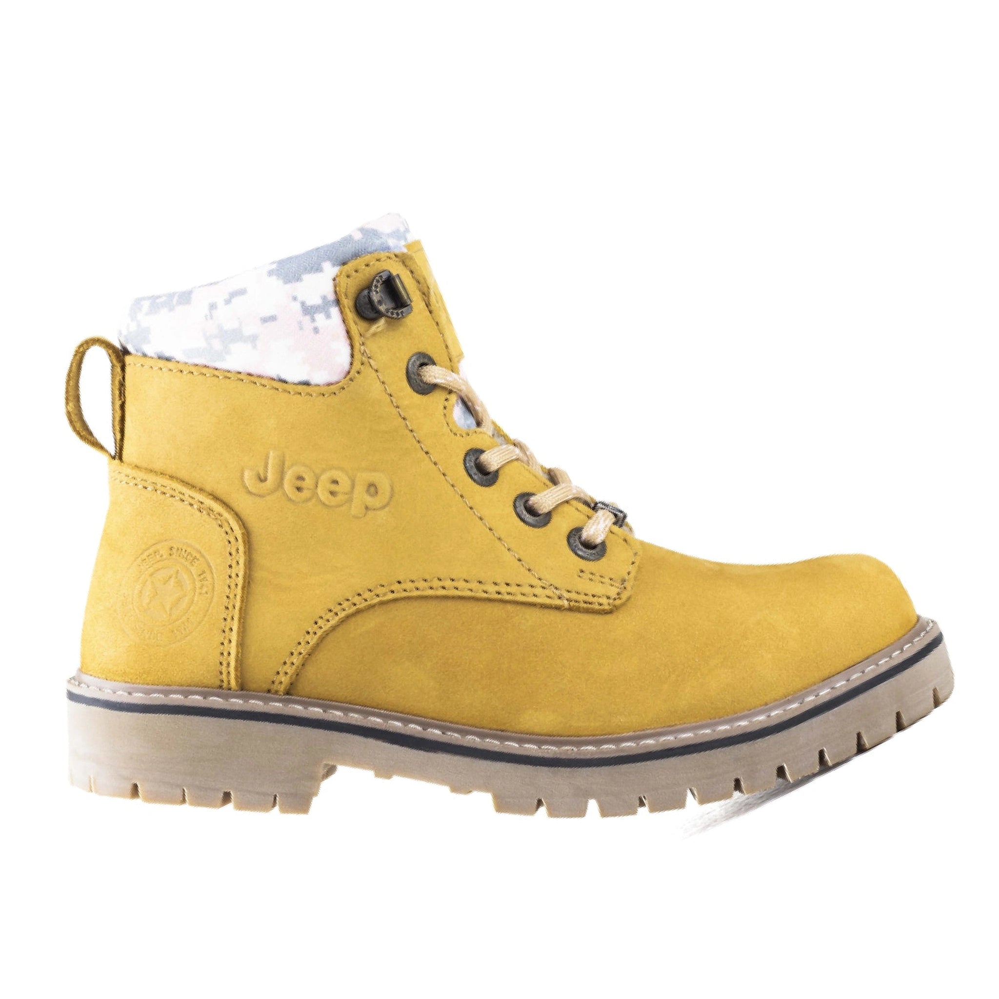 Bota Industrial Tipo II PP Dama Jeep Fleetvan 10754 Nobuck Miel