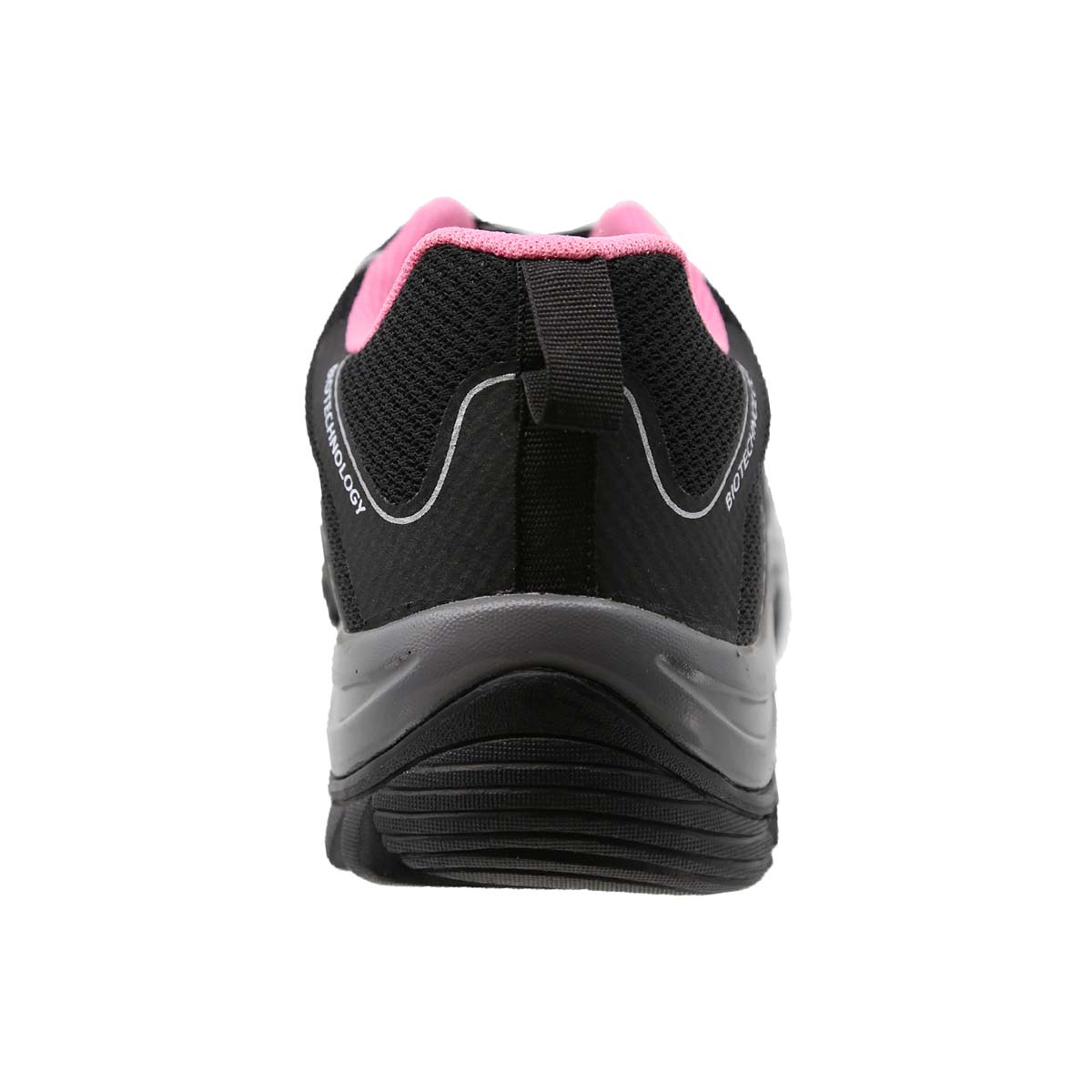 Tenis Sicuro Industrial Con Casquillo Para Dama SA703 Color Negro Rosa