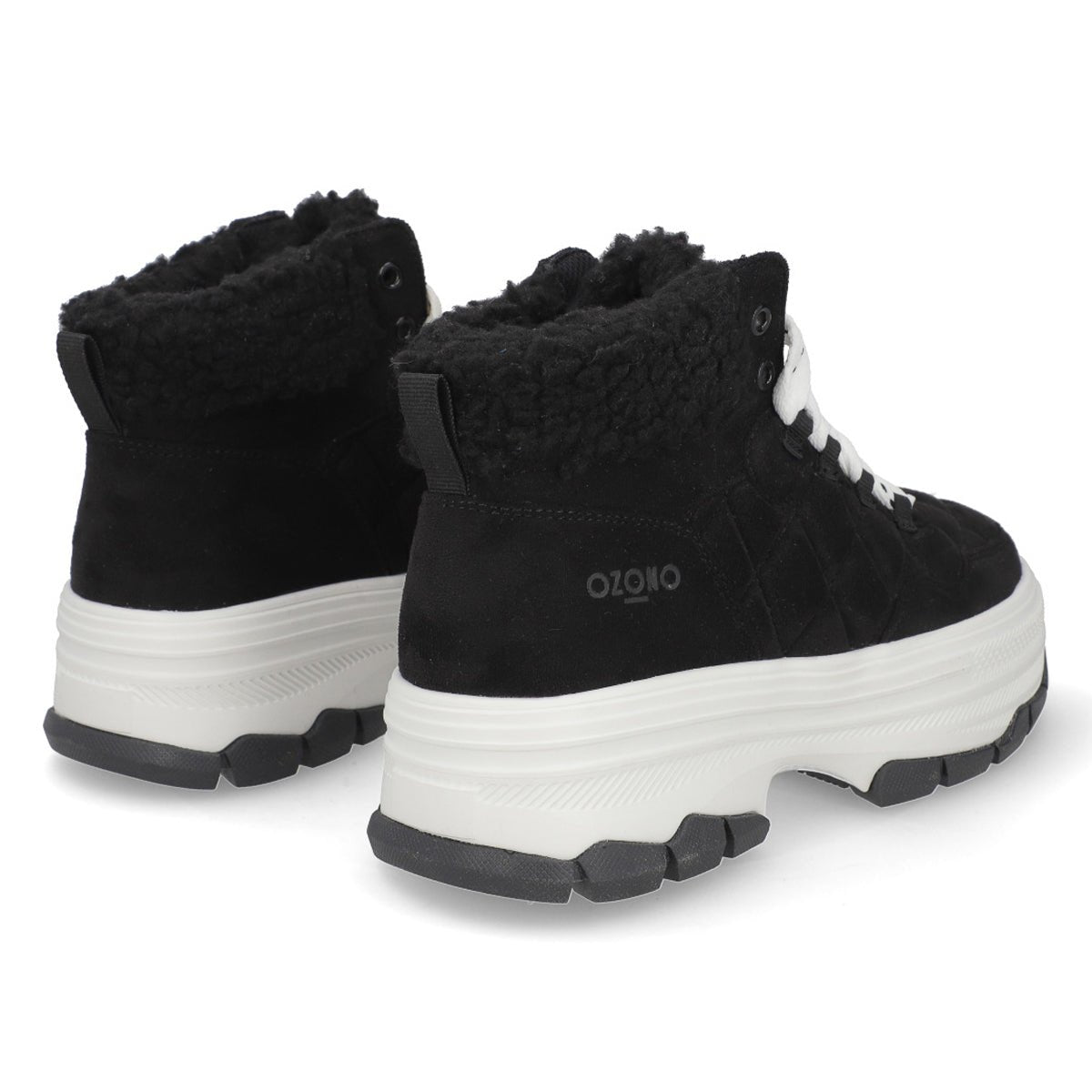 Bota con Plataforma Para Dama Capa De Ozono 619401 Negro CO619401 - 220 - NGR - Roma Zapaterías