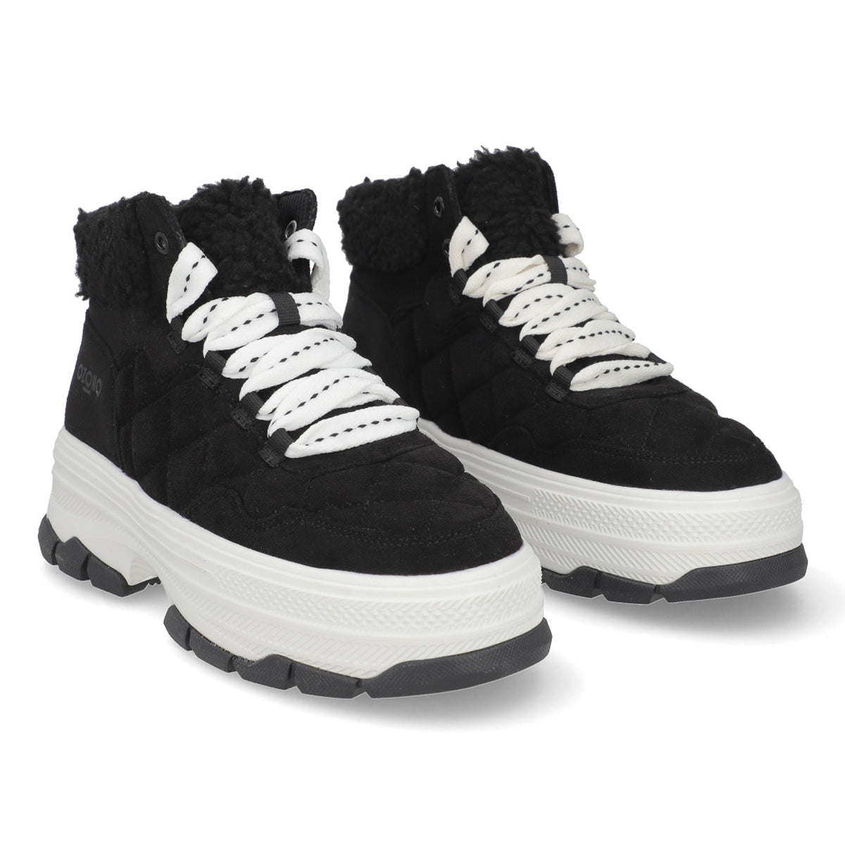 Bota con Plataforma Para Dama Capa De Ozono 619401 Negro CO619401 - 220 - NGR - Roma Zapaterías