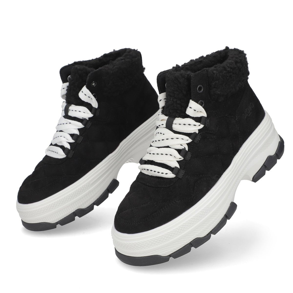 Bota con Plataforma Para Dama Capa De Ozono 619401 Negro CO619401 - 220 - NGR - Roma Zapaterías