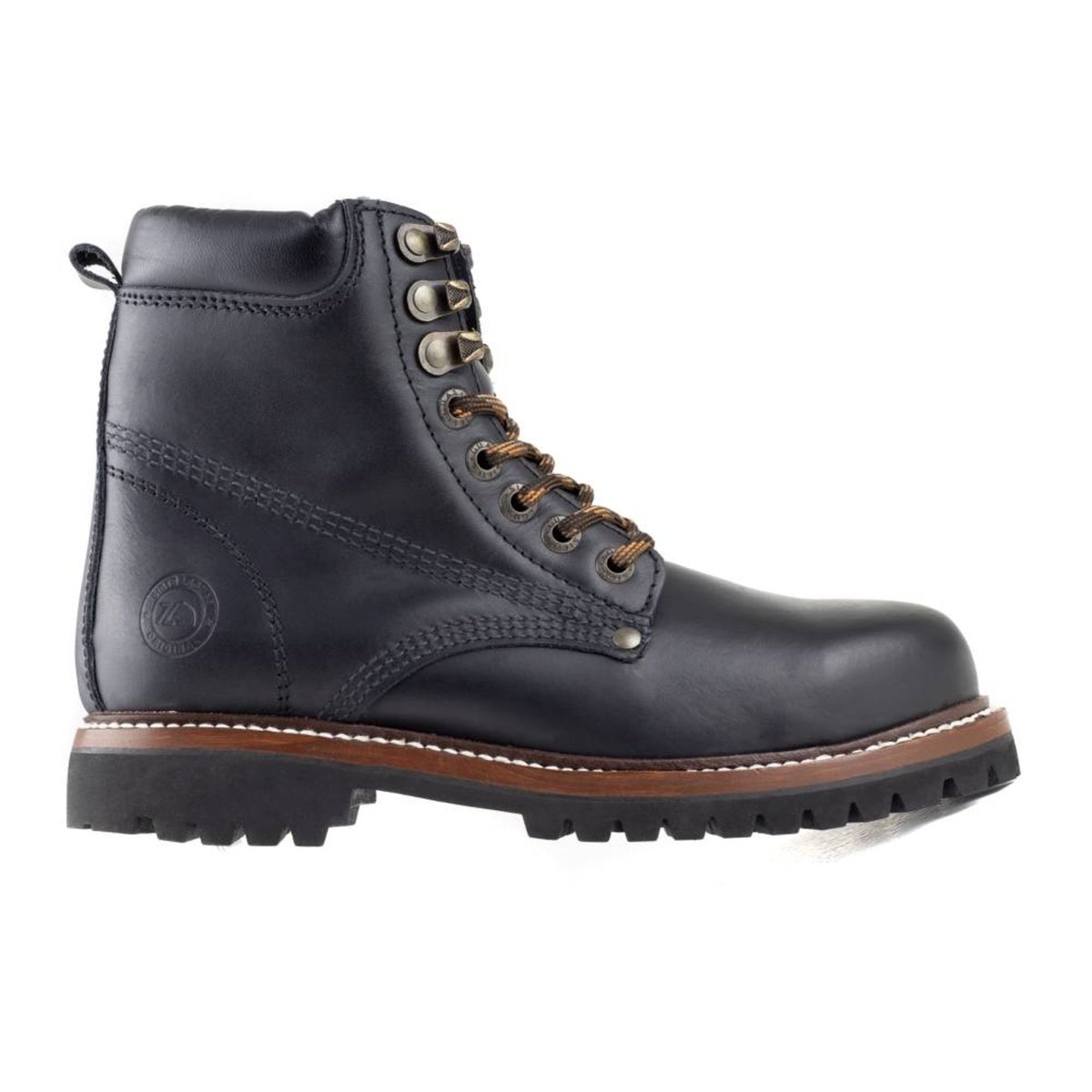Bota Haiker Con Casquillo Caballero Siete Leguas 2413 - AD Negro 7L2413AD - 250 - NGR - Roma Zapaterías
