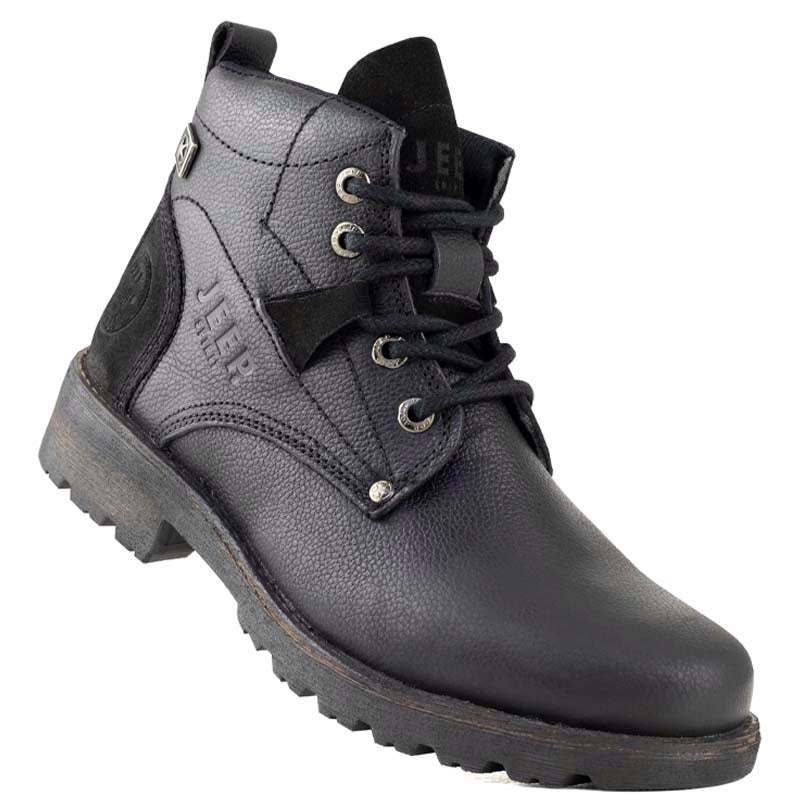 Bota Industrial Para Caballero Jeep 10156 Negro 10156 - 250 - NBG - Roma Zapaterías
