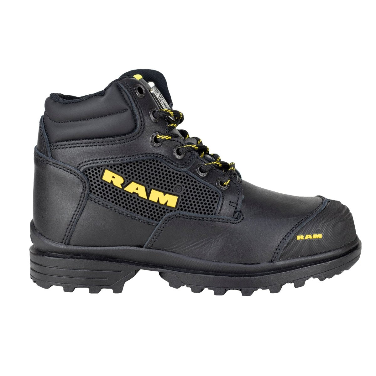 Bota Industrial Tipo II (PP) Para Caballero RAM 9403 Negro RM9403 - 250 - NAM - Roma Zapaterías