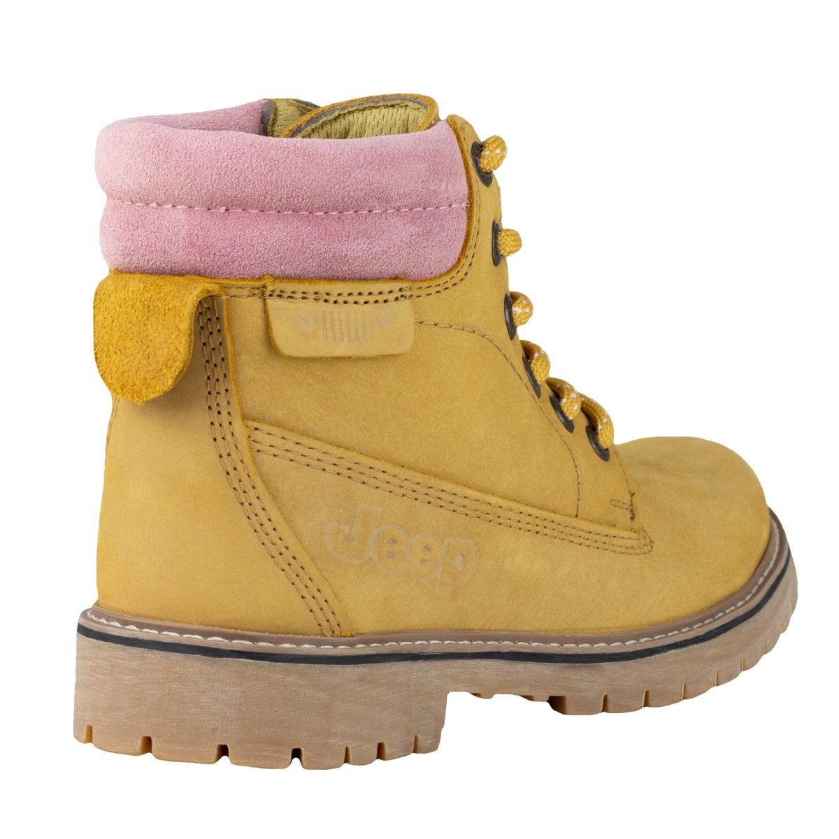 Bota Jeep Para Dama 10750 Nobuck Miel Rosa 10750 - 220 - NMR - Roma Zapaterías
