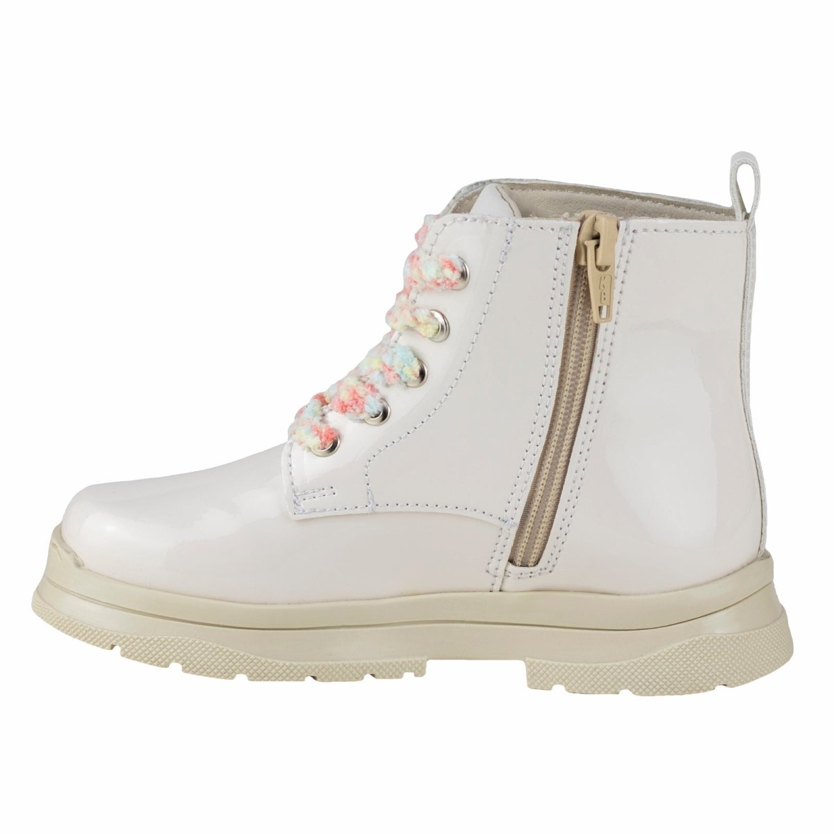 Bota Urbana Para Niña Karsten 50001 - 12 - D Hueso Charol 5000112D - 180 - CHS - Roma Zapaterías