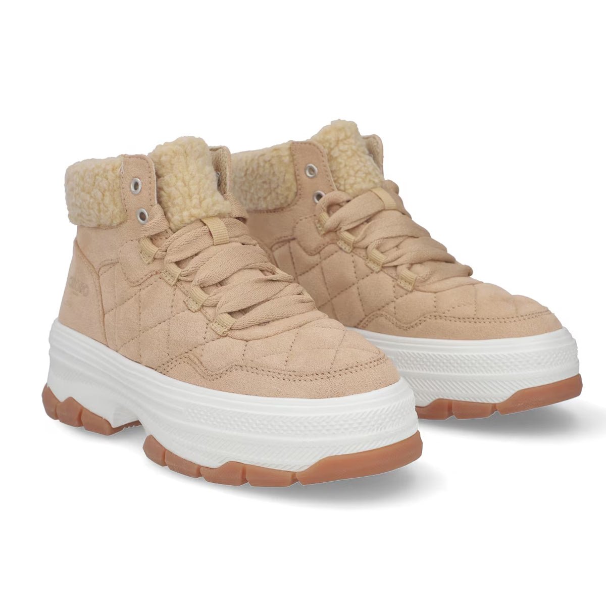 Botas Con Plataforma Para Dama Capa de Ozono 619401 Camel CO619401 - 220 - CAM - Roma Zapaterías