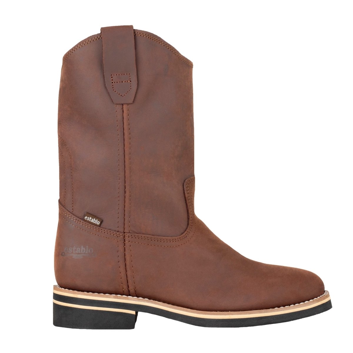 Botas Premium Vaqueras Caballero Establo 592 Crazy Café ET592 - 250 - CFC - Roma Zapaterías