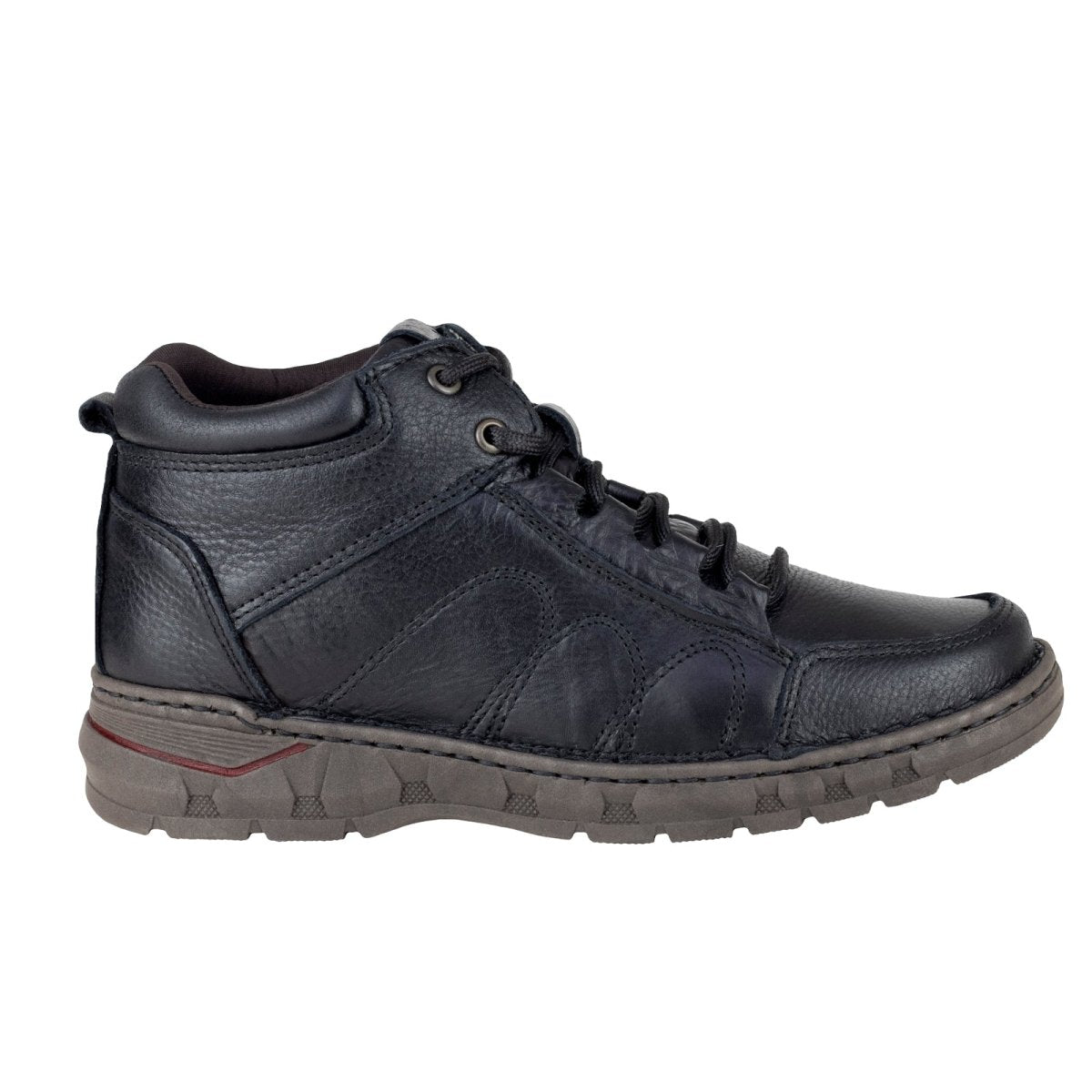 Botas Semivestir Para Caballero Lobo Solo 9092 Negro LS9092 - 250 - TPN - Roma Zapaterías
