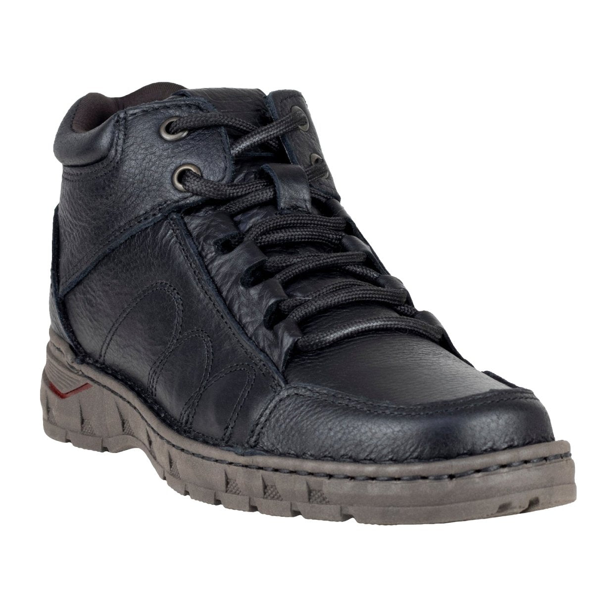 Botas Semivestir Para Caballero Lobo Solo 9092 Negro LS9092 - 250 - TPN - Roma Zapaterías