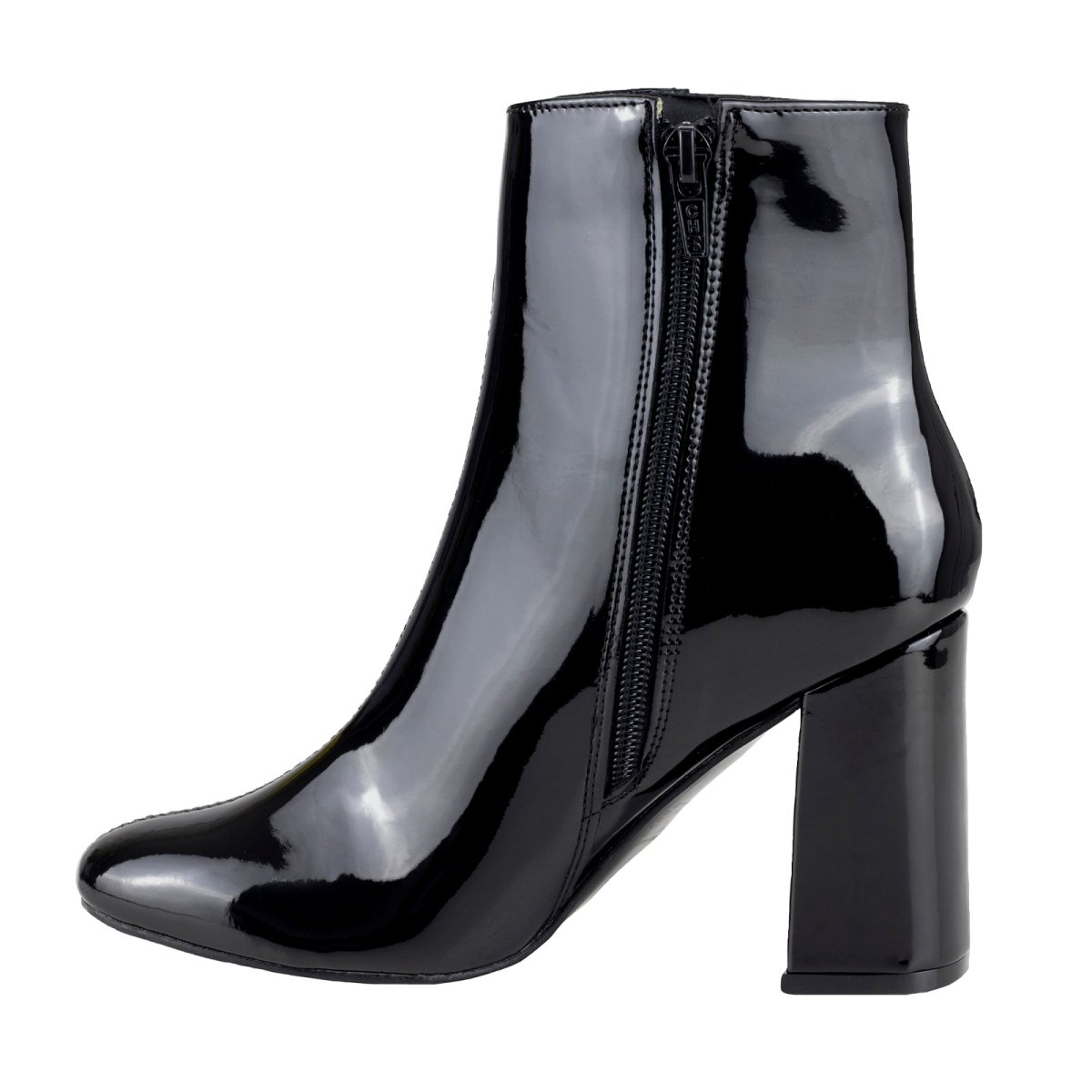 Botín Con Tacón Dama Lady Paulina Lotta 10504 Negro Charol LP10504 - 220 - CHN - Roma Zapaterías