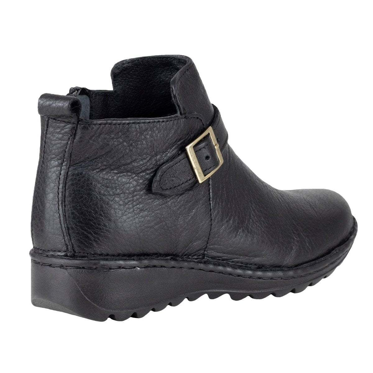 Botin Semivestir Lobo Solo Para Dama 5948 Negro LS5948 - 220 - HNG - Roma Zapaterías