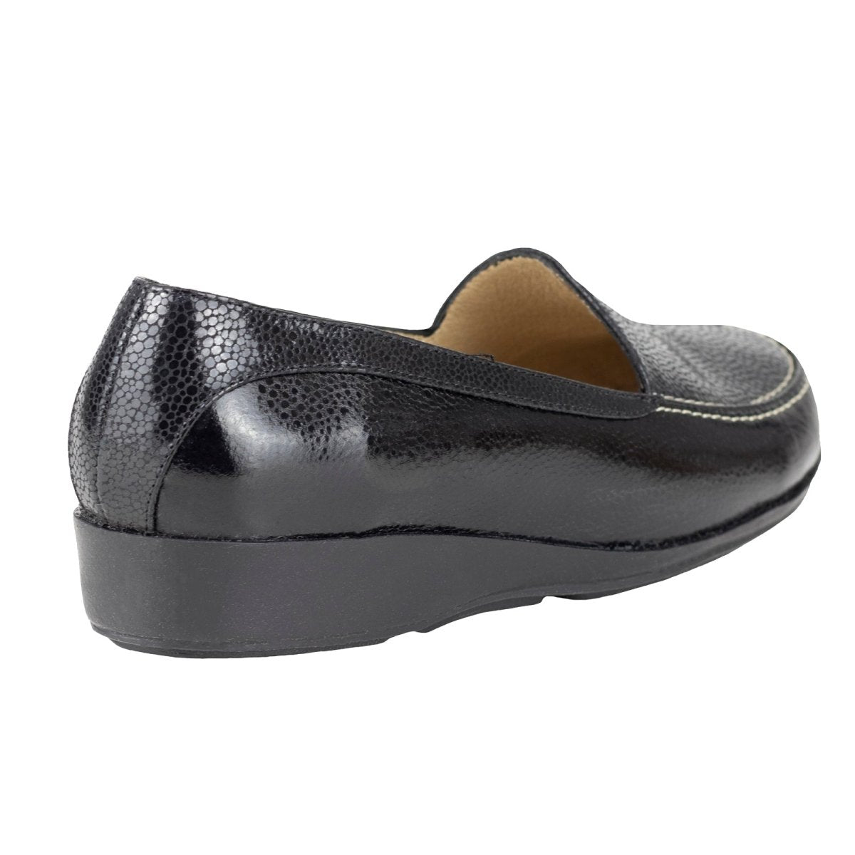 Mocasín Clásico Para Dama Capricho 835 Negro CP835 - 220 - AAN - Roma Zapaterías