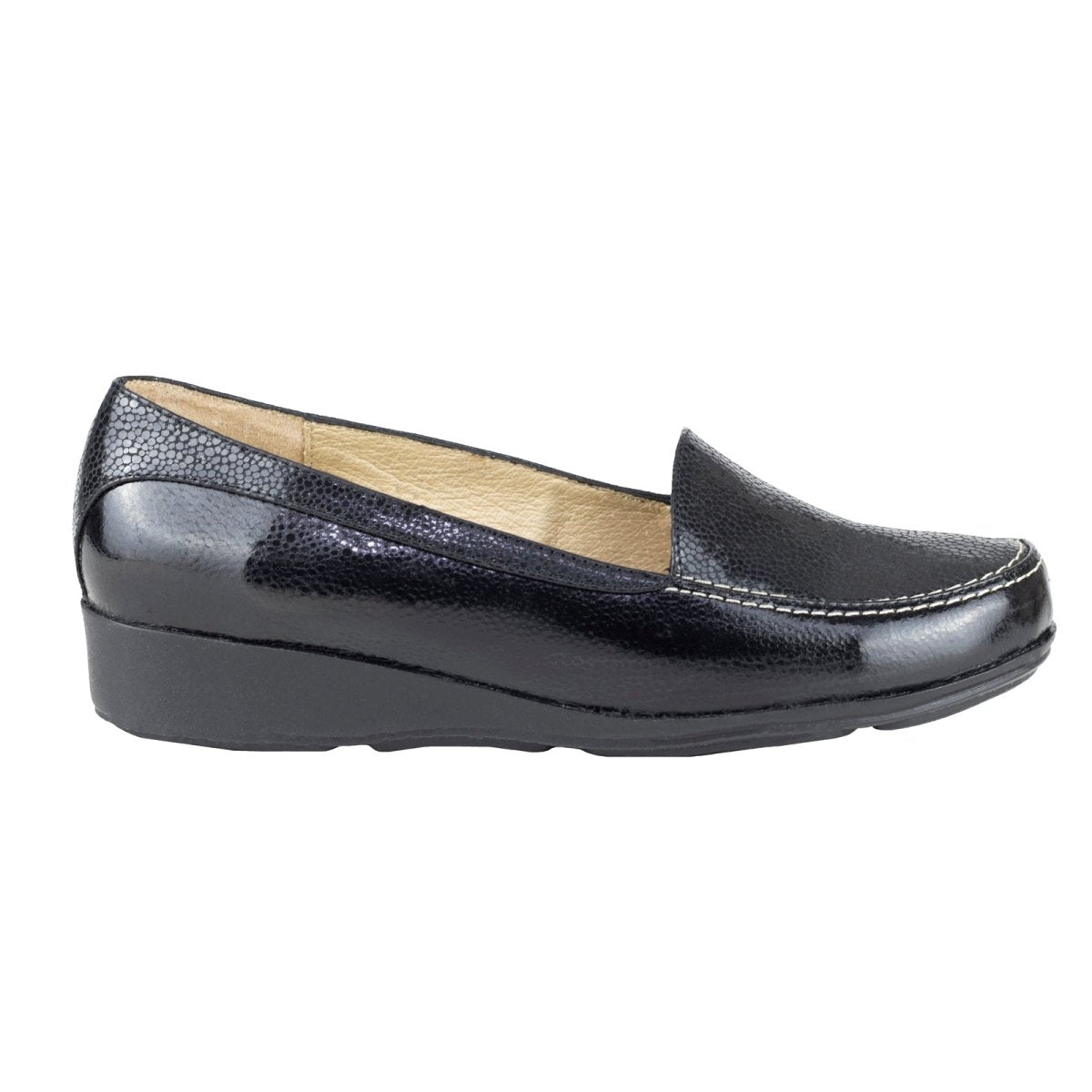 Mocasín Clásico Para Dama Capricho 835 Negro CP835 - 220 - AAN - Roma Zapaterías