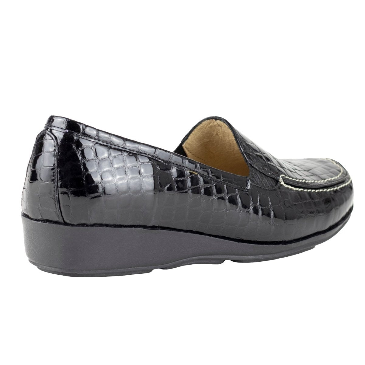 Mocasín Confort Para Dama Capricho 007 Negro CP007 - 220 - CNG - Roma Zapaterías