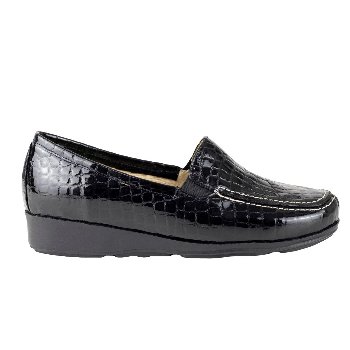 Mocasín Confort Para Dama Capricho 007 Negro CP007 - 220 - CNG - Roma Zapaterías
