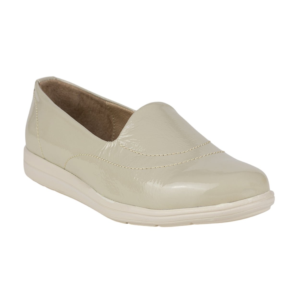 Mocasín Confort Para Dama Capricho 72034 Hueso CP72034 - 220 - CAH - Roma Zapaterías