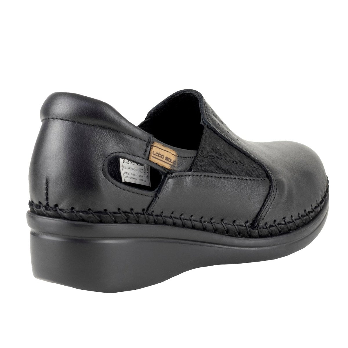 Mocasin Confort Para Dama Lobo Solo 4728 Negro LS4728 - 220 - ANG - Roma Zapaterías