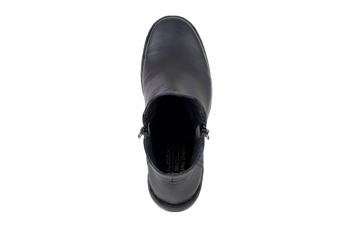 Mocasin Confort Para Dama Lobo Solo 4728 Negro LS4728 - 220 - ANG - Roma Zapaterías