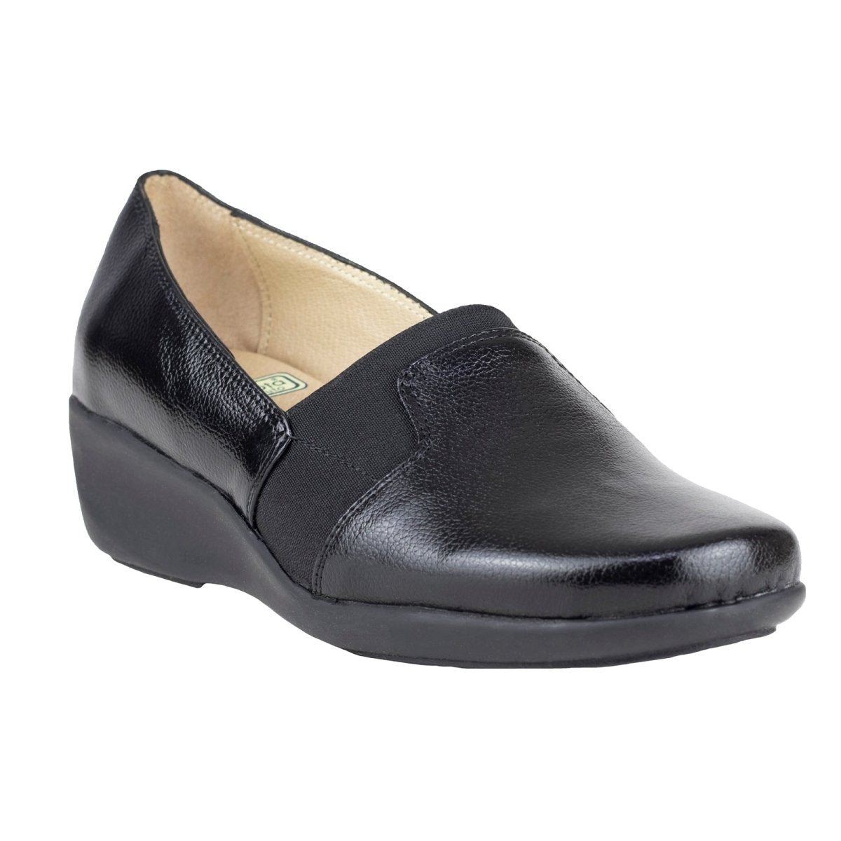 Mocasín Confort Para Dama Ludolfo Cota 20028 Negro LC20028 - 220 - BBK - Roma Zapaterías