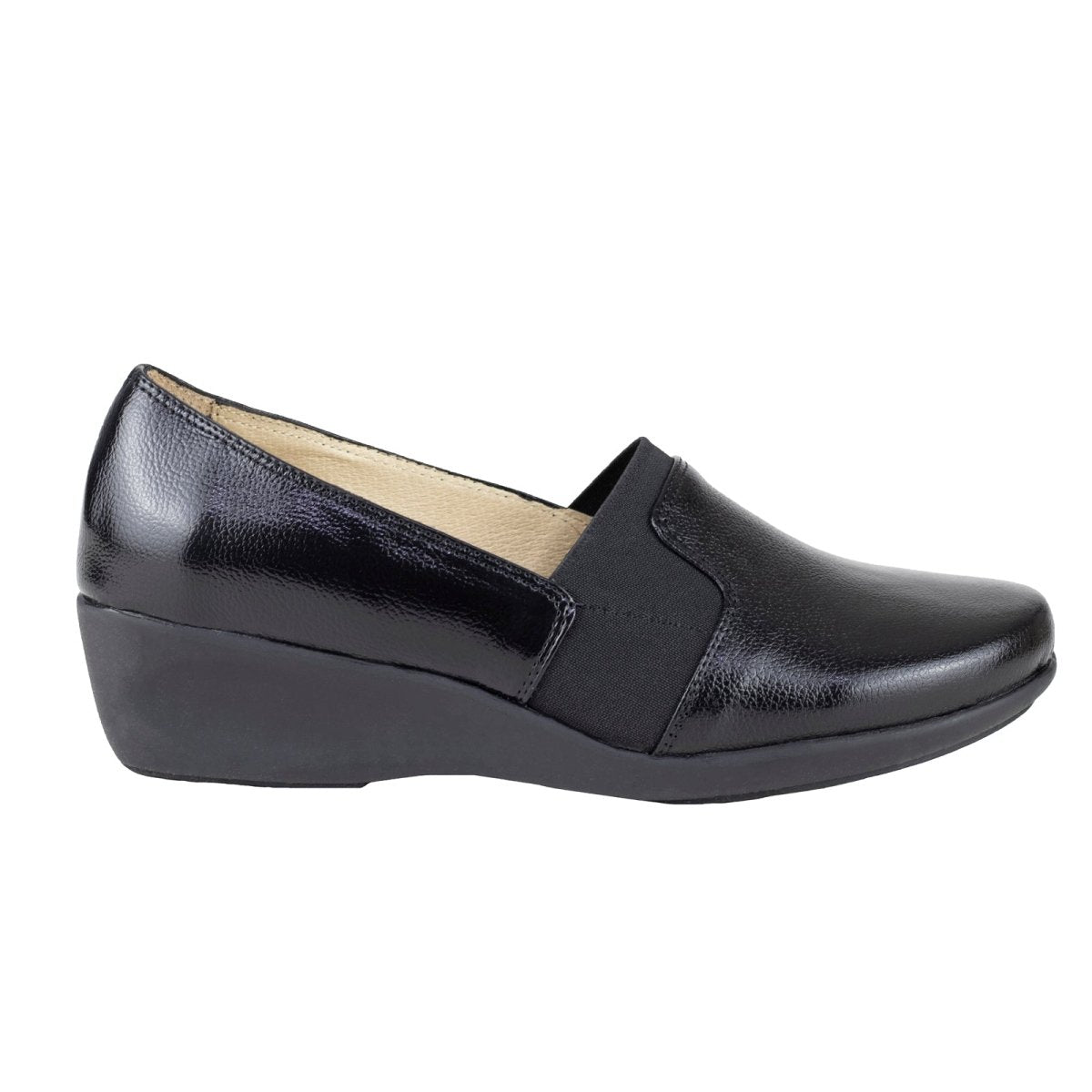 Mocasín Confort Para Dama Ludolfo Cota 20028 Negro LC20028 - 220 - BBK - Roma Zapaterías