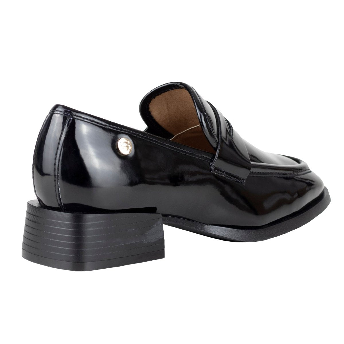 Mocasín Loafer Para Dama Salamandra 272 - 3821 Charol Negro 2723821 - 225 - CHN - Roma Zapaterías