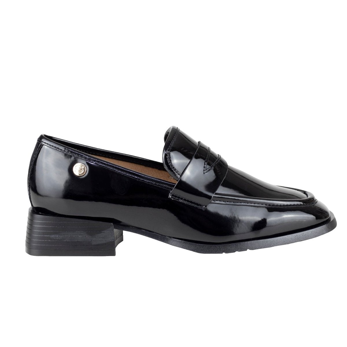 Mocasín Loafer Para Dama Salamandra 272 - 3821 Charol Negro 2723821 - 225 - CHN - Roma Zapaterías