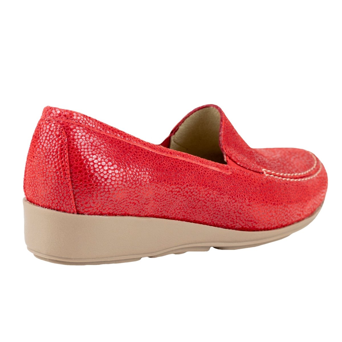 Mocasín Para Dama Capricho 007 Rojo CP007 - 220 - AAR - Roma Zapaterías