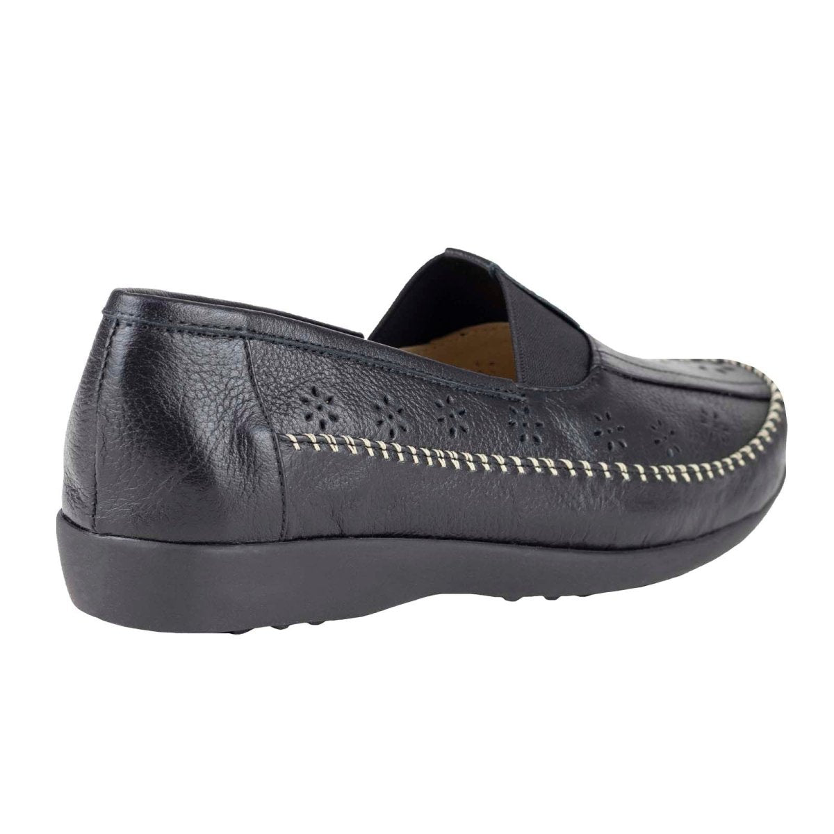 Mocasín Para Dama Ludolfo Cota 1347 Negro LC1347 - 220 - VNG - Roma Zapaterías