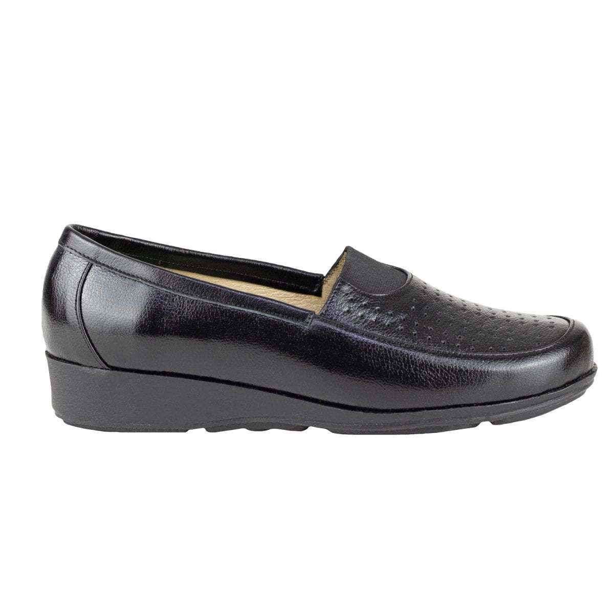 Mocasín Slip On Para Dama Capricho 319 Negro CP319 - 220 - BBK - Roma Zapaterías