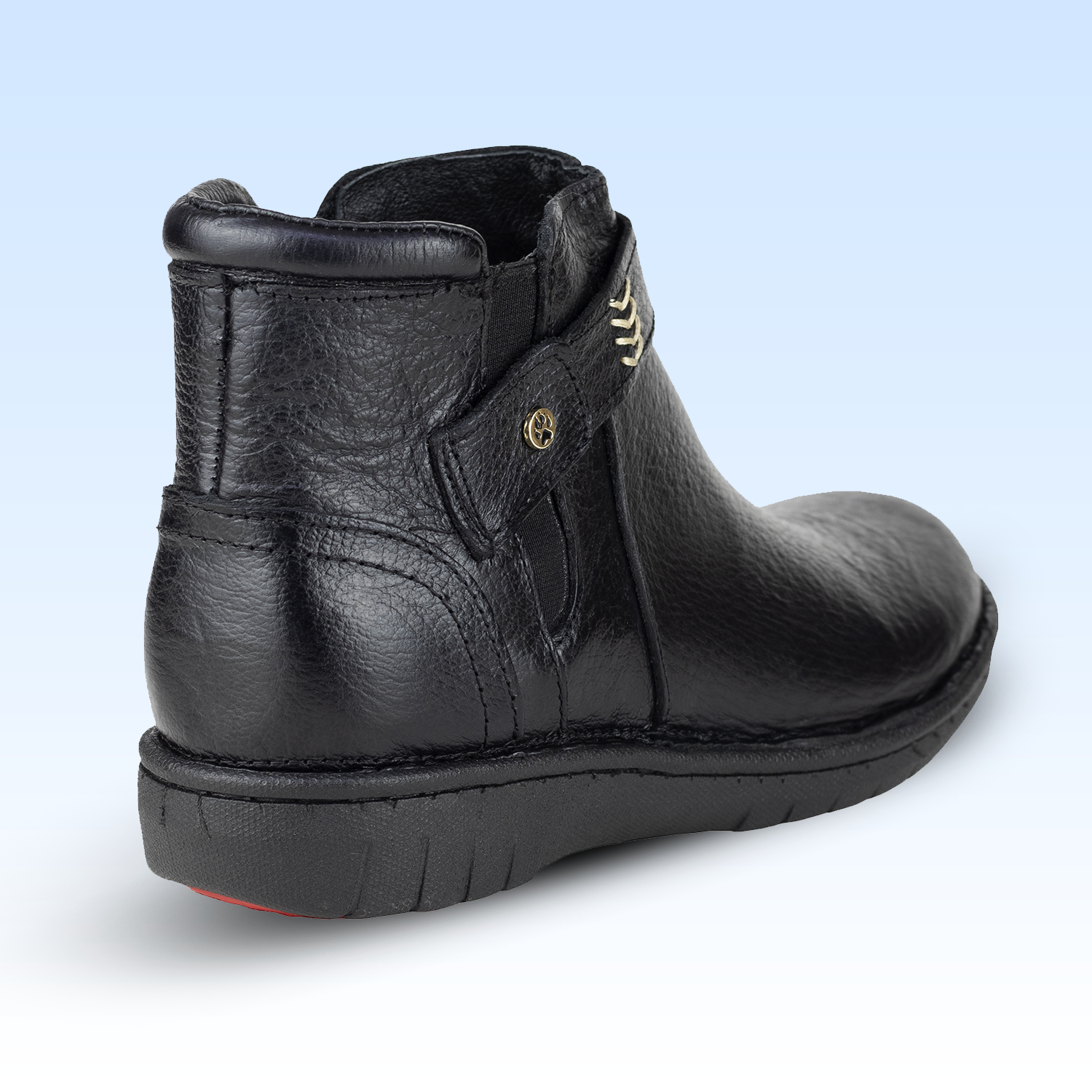 Botín Confort Casual Para Dama Lobo Solo 5860 Negro