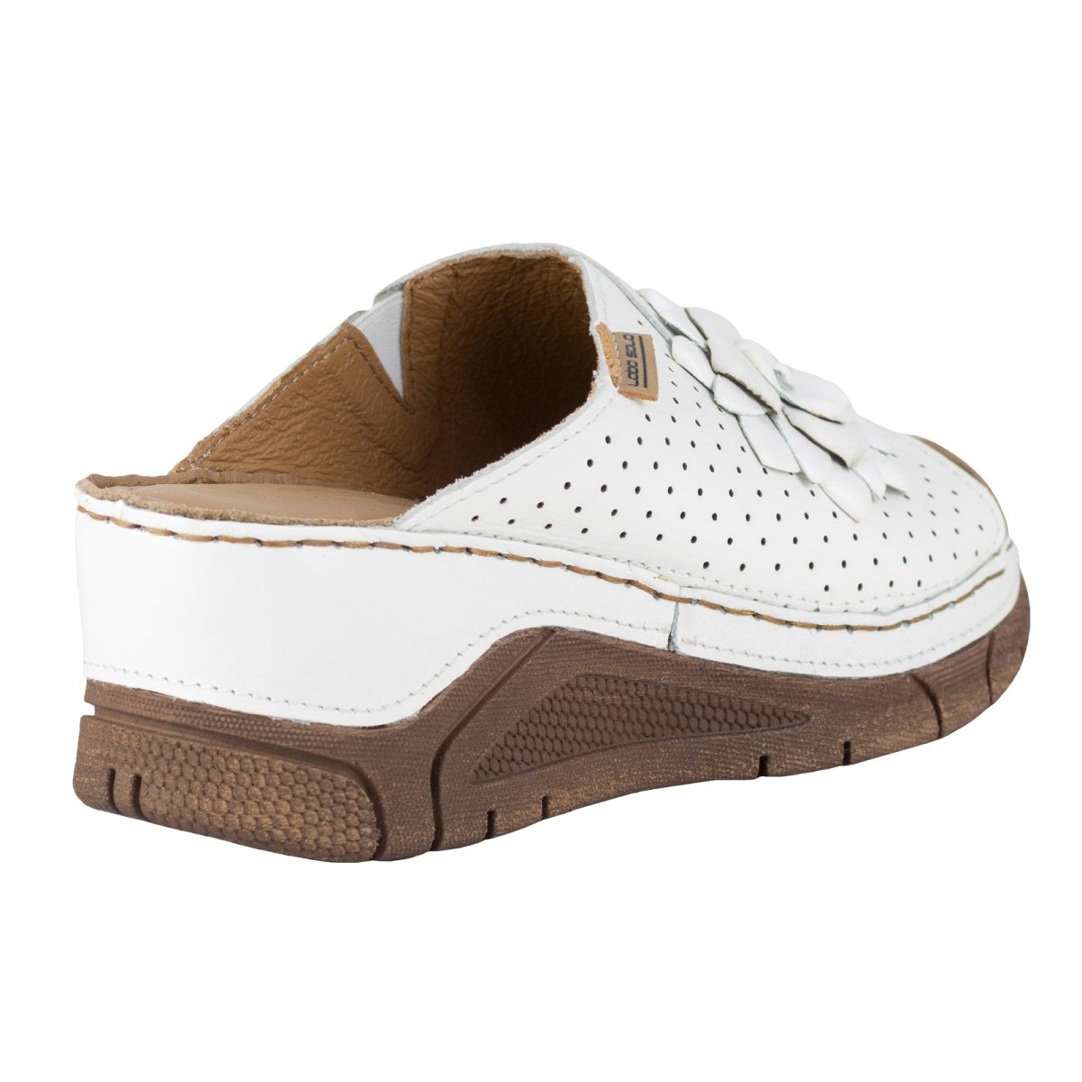 Sandalia Casual Para Dama Lobo Solo 1384 Blanco LS1384 - 220 - VBC - Roma Zapaterías